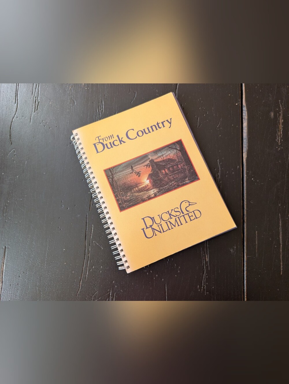 Vintage 1989 "From Duck Country" Cookbook Chef Billy Joe Cross Ducks Unlimited